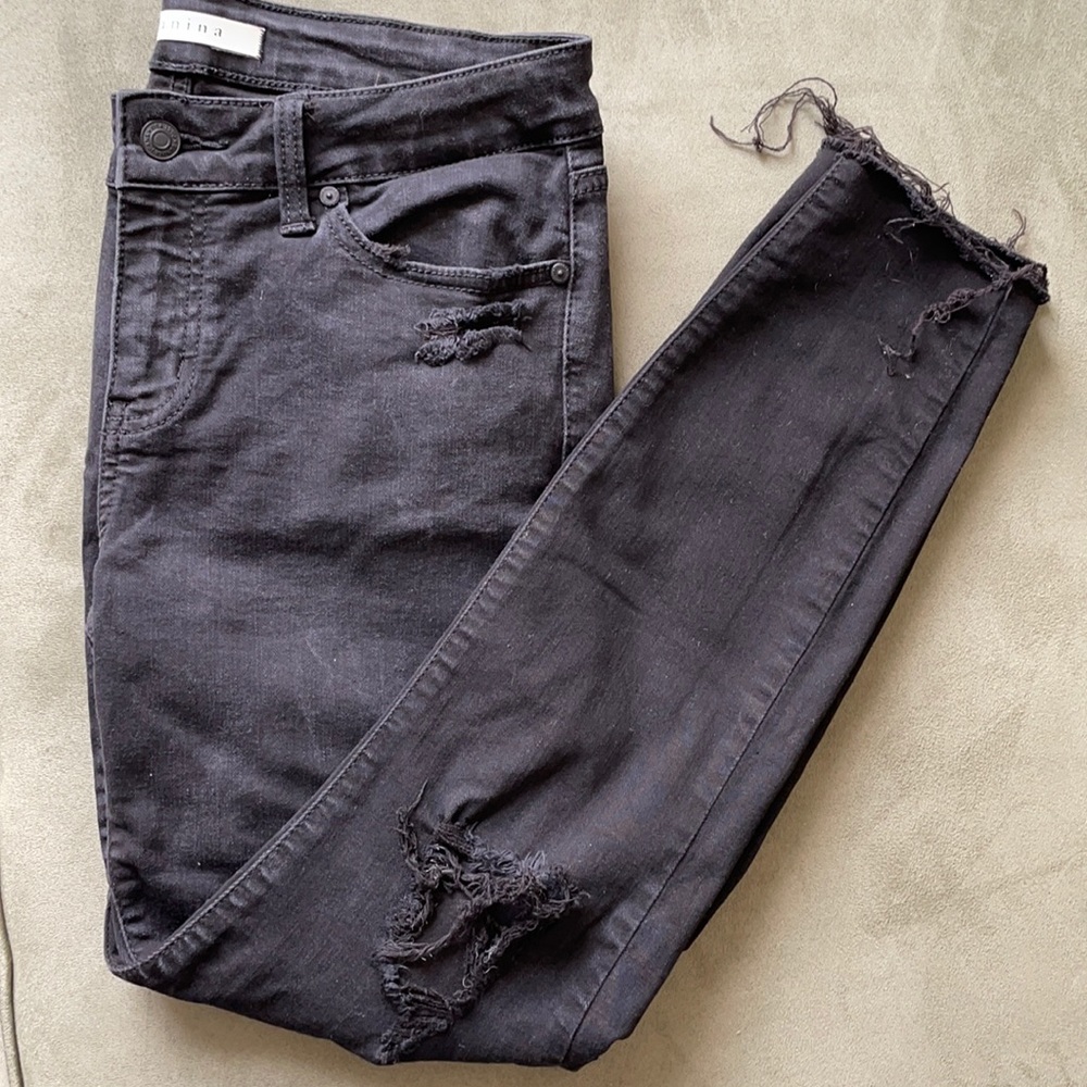 Eunina frayed jeans